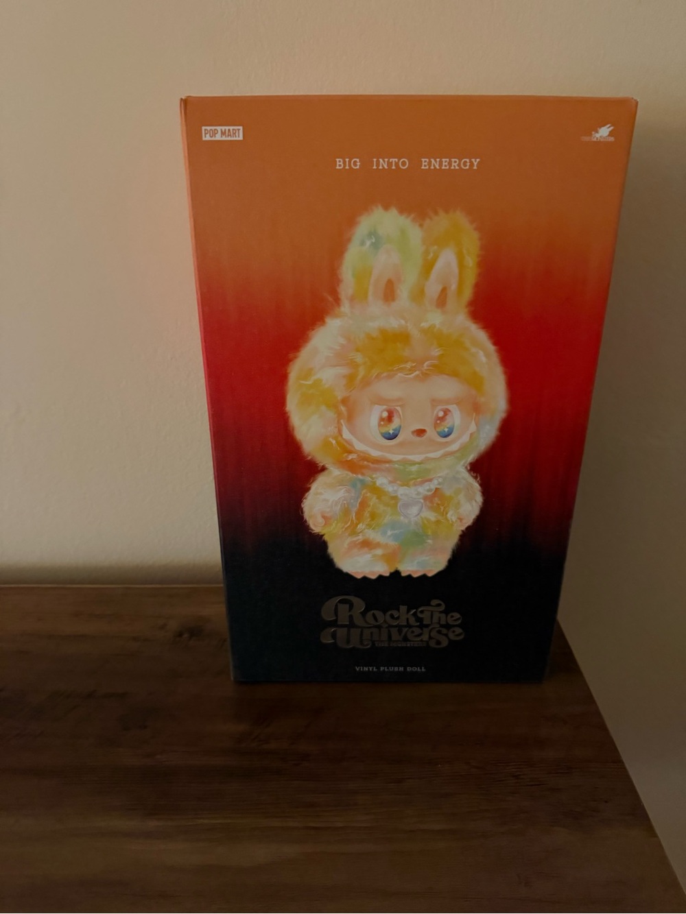 POP MART Rock The Universe Vinyl Plush Doll - Orange Gradient labubu, so bougie
